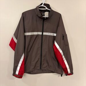 Vintage The North Face spring jacket wind breaker colour block reflective